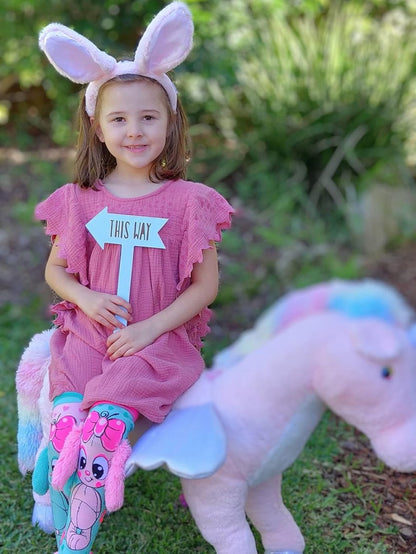 Bunny Themed Knee High Socks - Madmia - The Toy Store