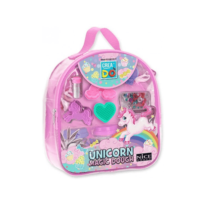 Zainetto unicorno con pasta da modellare e accessori, colore rosa