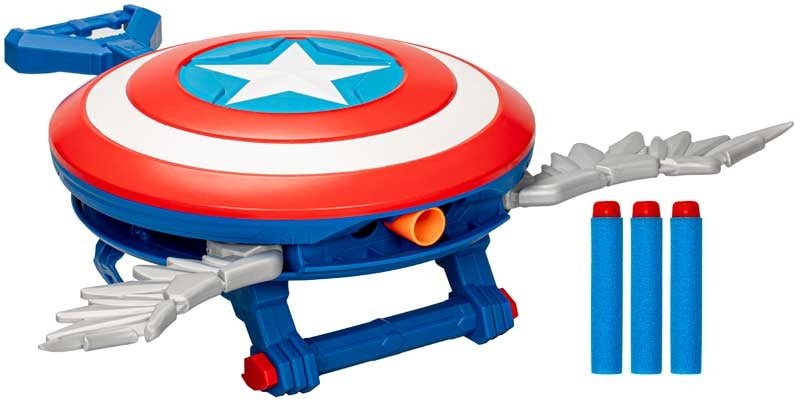 Capital America Bnw Skyshot Blaster - Marvel - The Toy Store