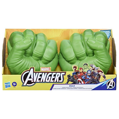 Hulk Gamma Smash Fists toy—green oversized Hulk fists in retail box, Marvel Avengers