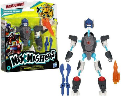 Transformers Optimus Primal Mixmashers custom action figure with accessories, retail box