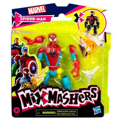 Spider-Man Mixmashers action figure set in blister pack with multiple character figures