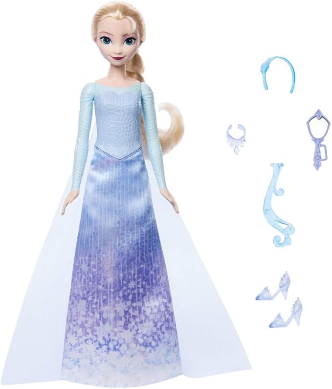 Frozen Elsa Fashion Spin & Reveal - Mattel - The Toy Store