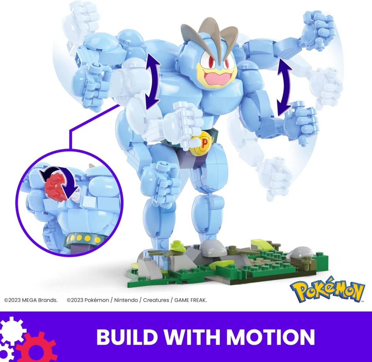 Mega Pokémon Building Toys Set Machamp - Mattel - The Toy Store