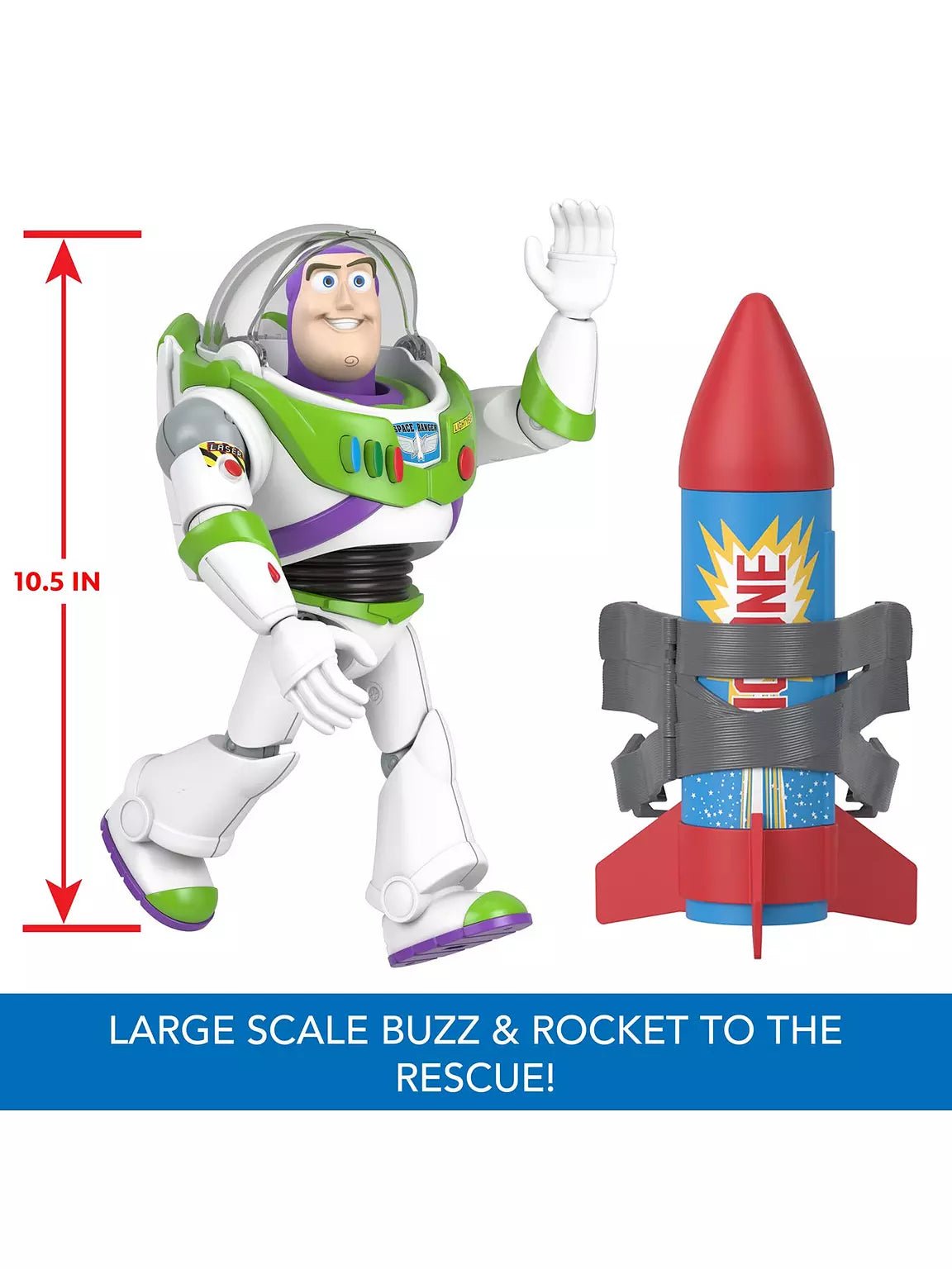 Rocket Rescue Buzz Lightyear - Mattel - The Toy Store