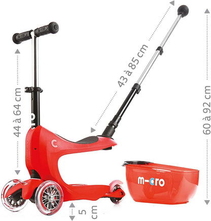 Mini 2 Go Deluxe Plus Scooter - Micro - Pink - The Toy Store