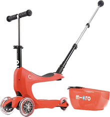 Mini 2 Go Deluxe Plus Scooter - Micro - Red - The Toy Store