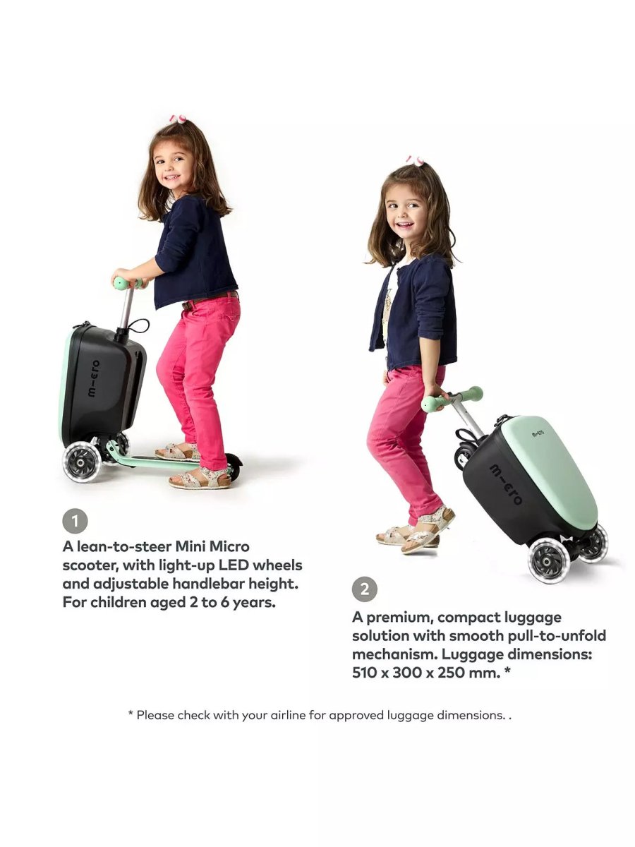 Scooter Suitcase Junior Mint - Micro - The Toy Store