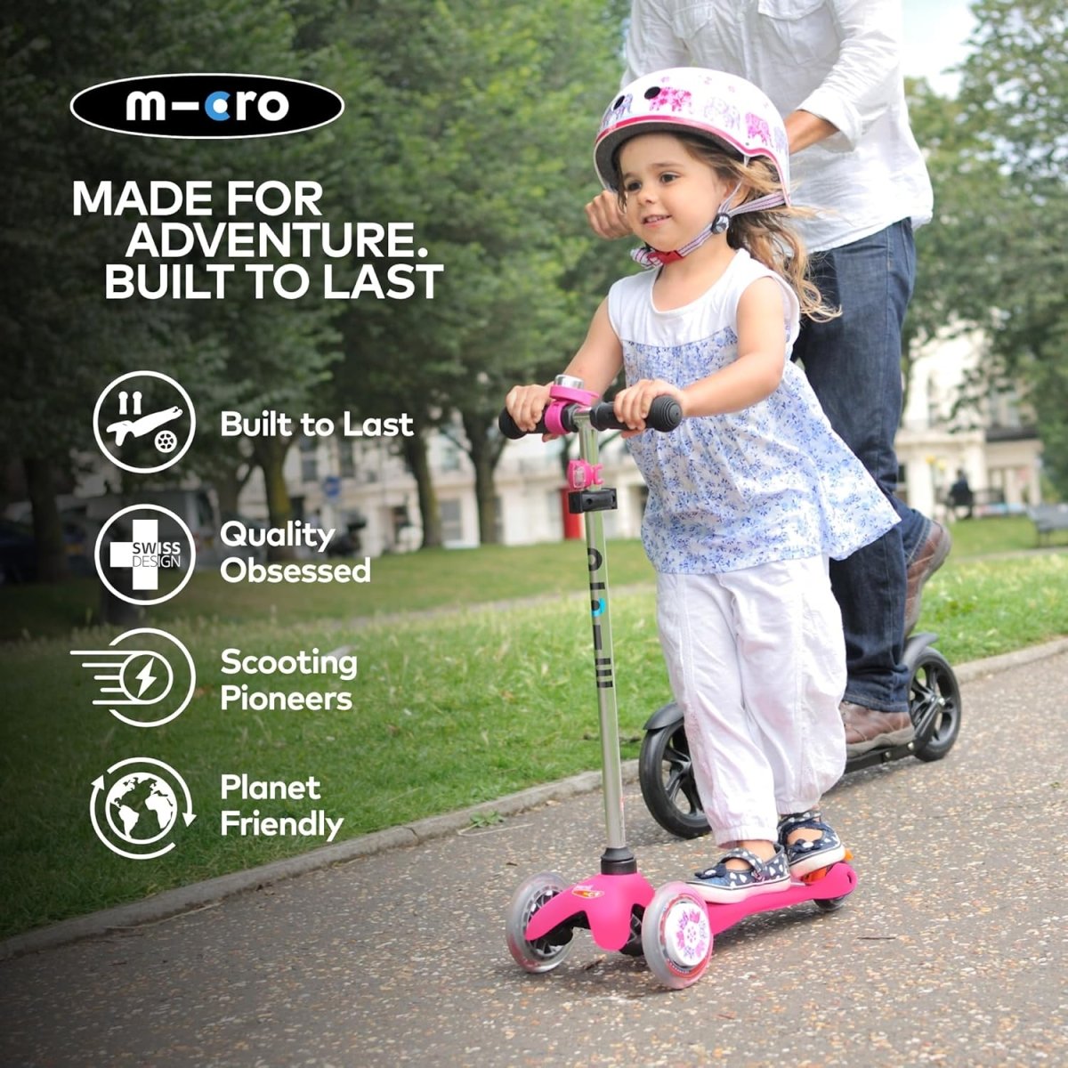 Scooters Childrens Scooter With T - Bar Handle - Micro - The Toy Store