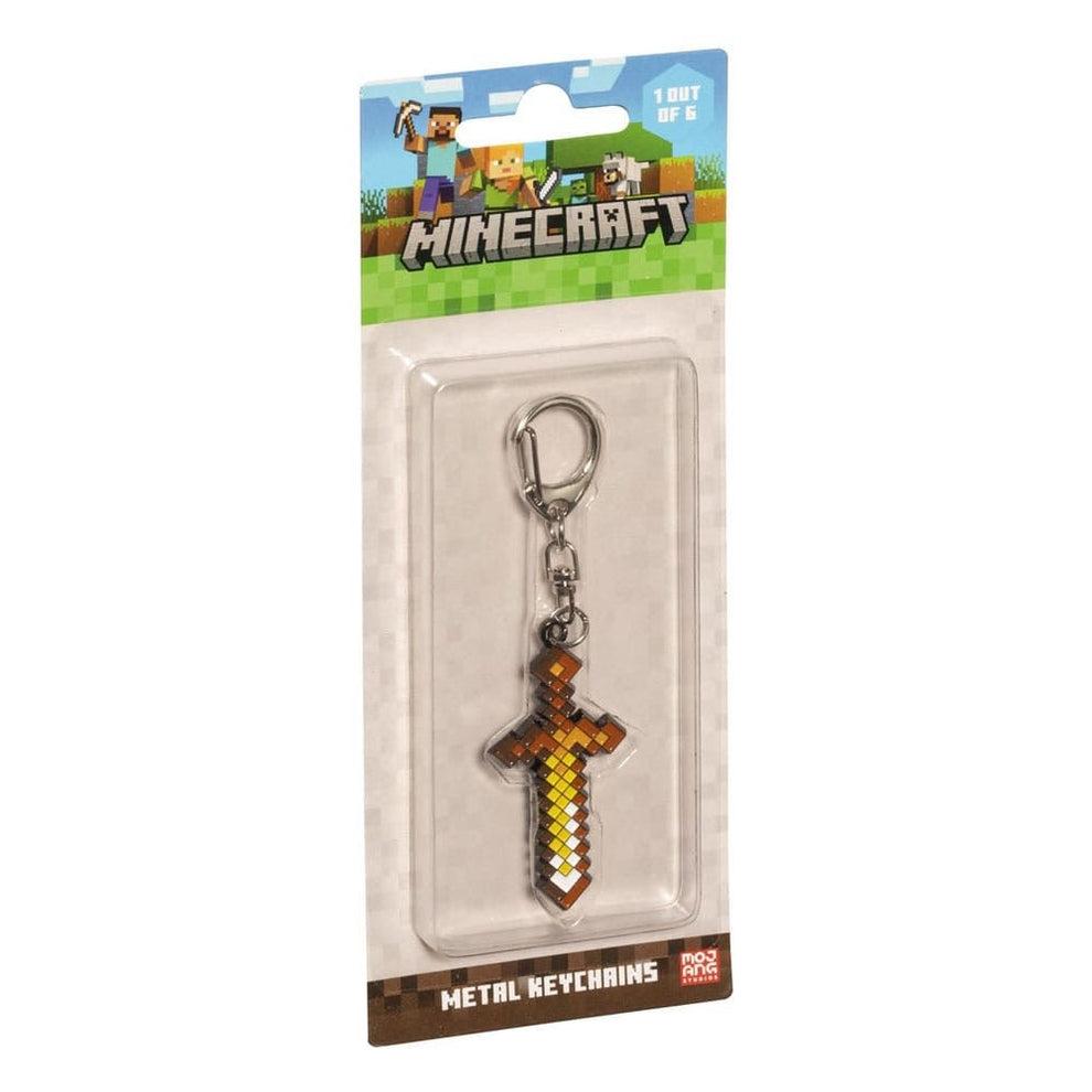 Minecraft Metal Keychains | Minecraft – The Toy Store