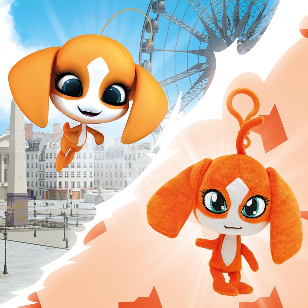 Ladybug Kwami Lifesize Barkk Plush - Miraculous - The Toy Store