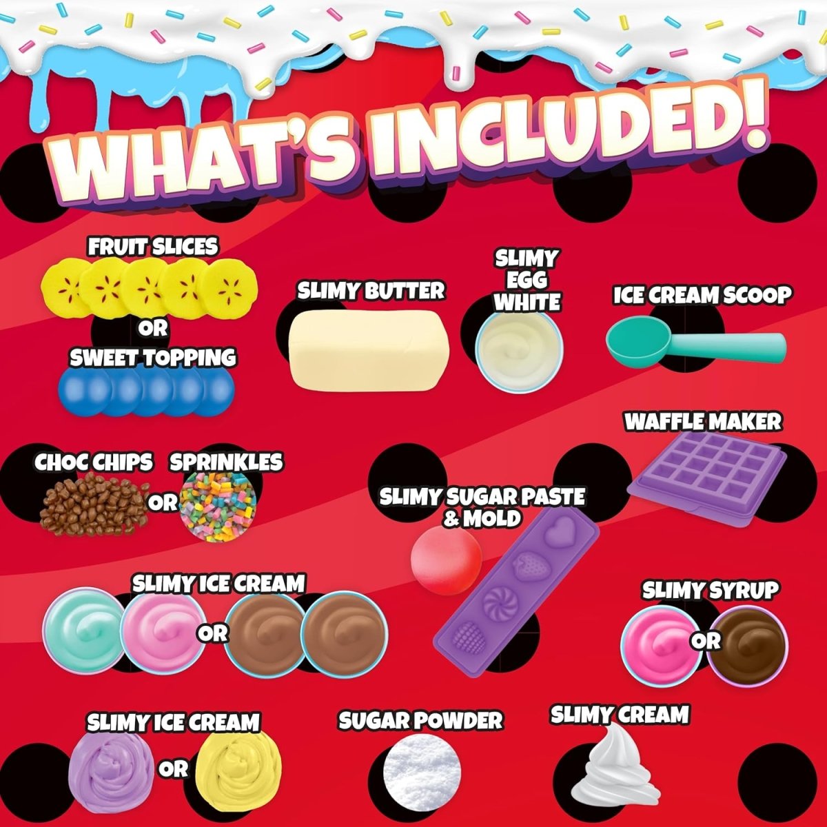 Ladybug Sprinkles N' Slimy Waffle - Miraculous - The Toy Store