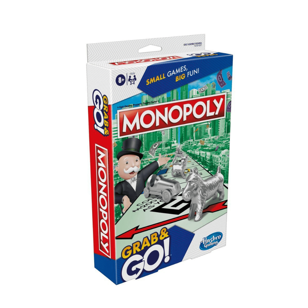 Monopoly Grab & Go Travel Game - Monopoly - The Toy Store