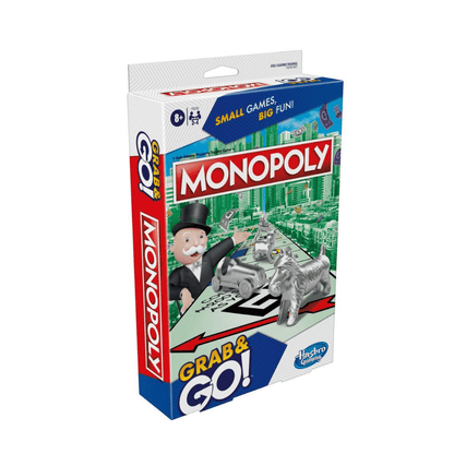 Monopoly Grab & Go Travel Game - Monopoly - The Toy Store