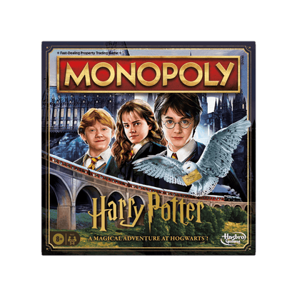 Monopoly Harry Potter Edition English version board game box with characters and owl