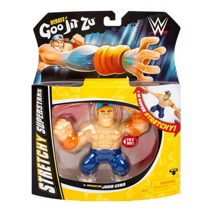John Cena Goo Jit Zu action figure in retail box, blue pants, orange slime