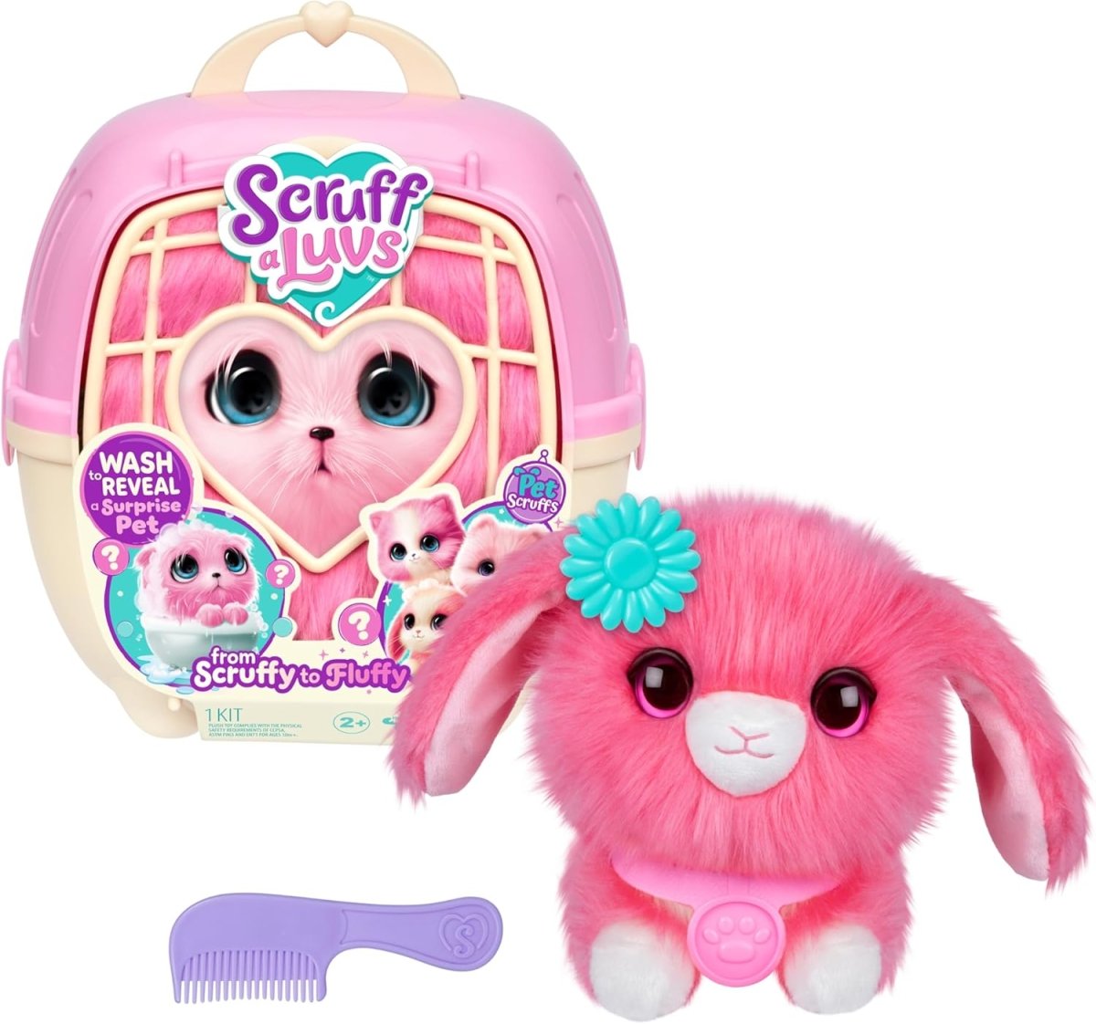 Scruff a Luvs Mystery - Moose - Pink - The Toy Store