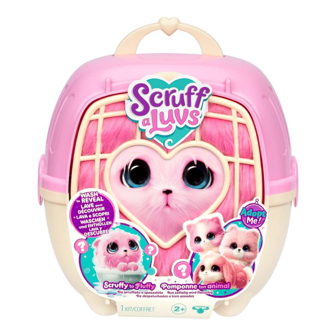 Scruff a Luvs Pet Single Pack Pink - Moose - The Toy Store