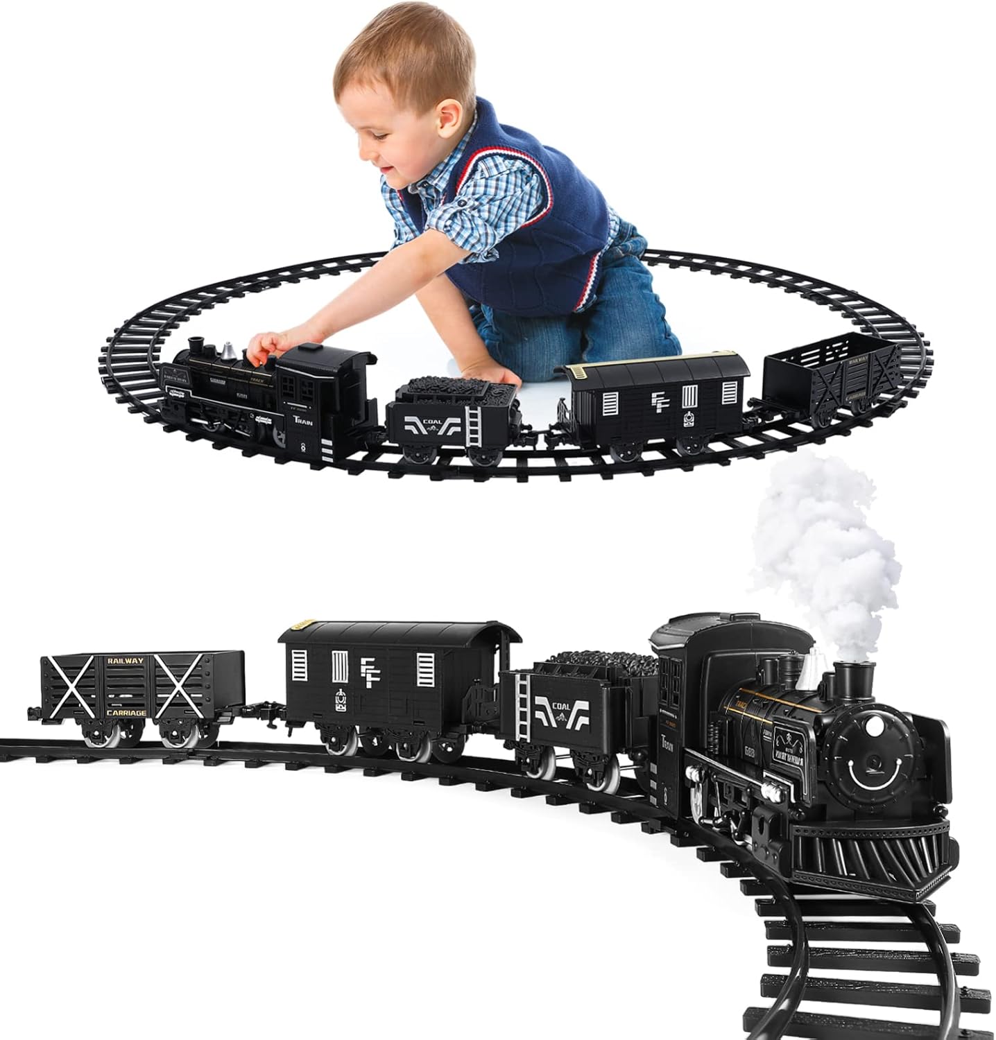 Traditional Steam Train - Motor & Co - The Toy Store