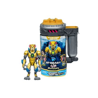 Mutation Chamber Golden Panther Figure - Mr Beast - The Toy Store