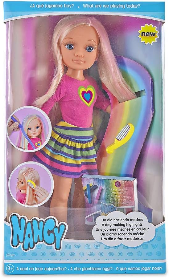 One Day Doll With Coloured Highlights - Nancy - The Toy Store