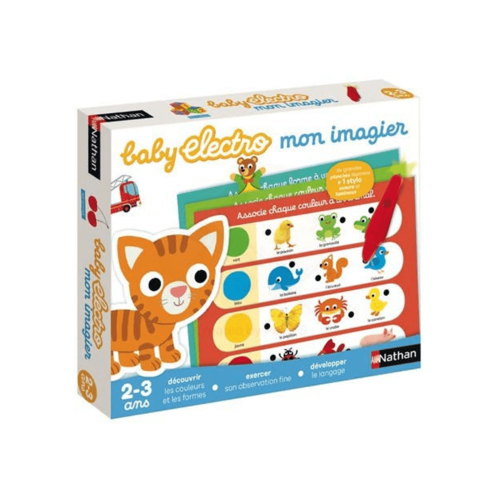 Baby Electro Mon Imagier Book - Nathan - The Toy Store