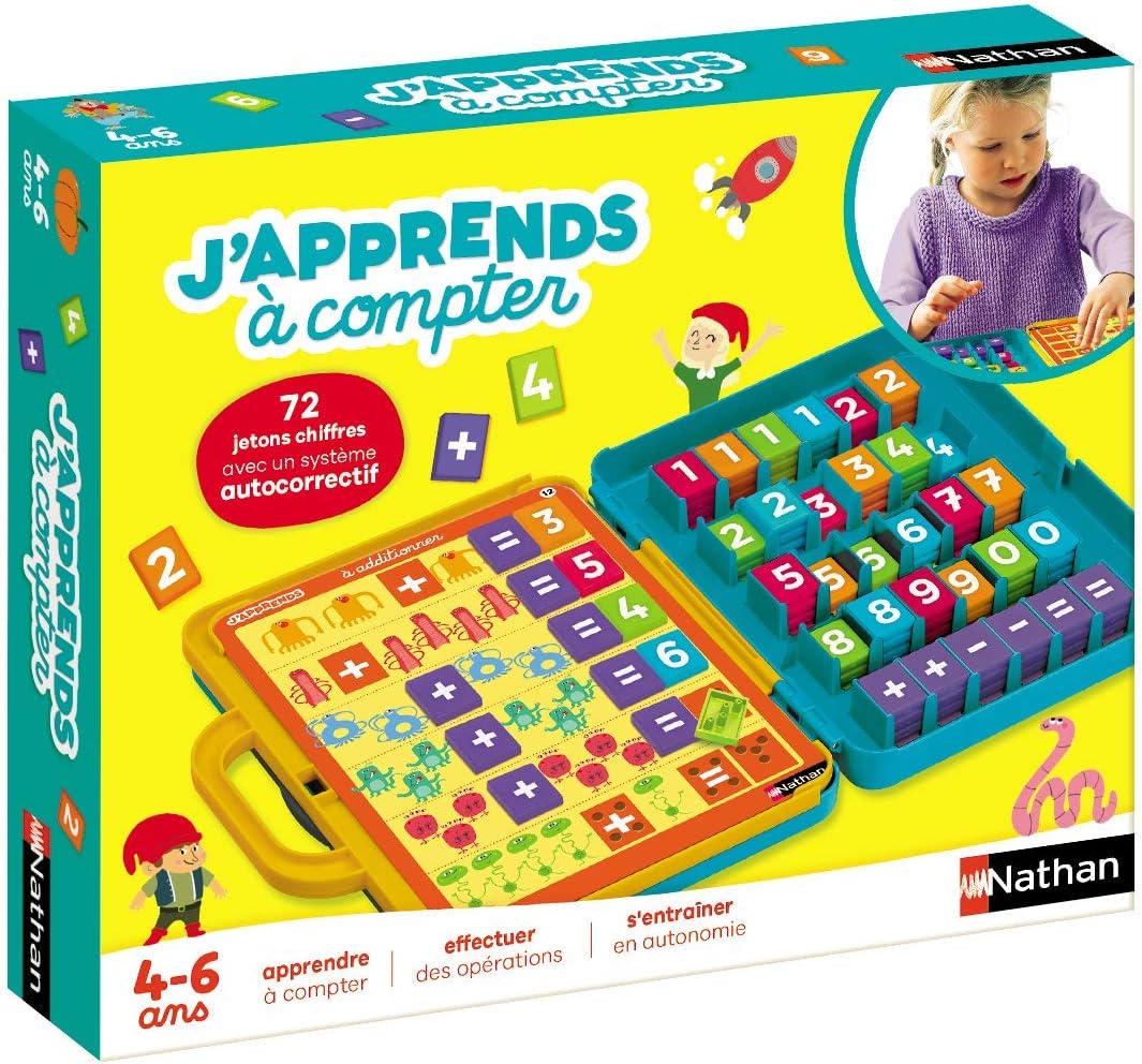 J'Apprends À Compter Game - Nathan - The Toy Store