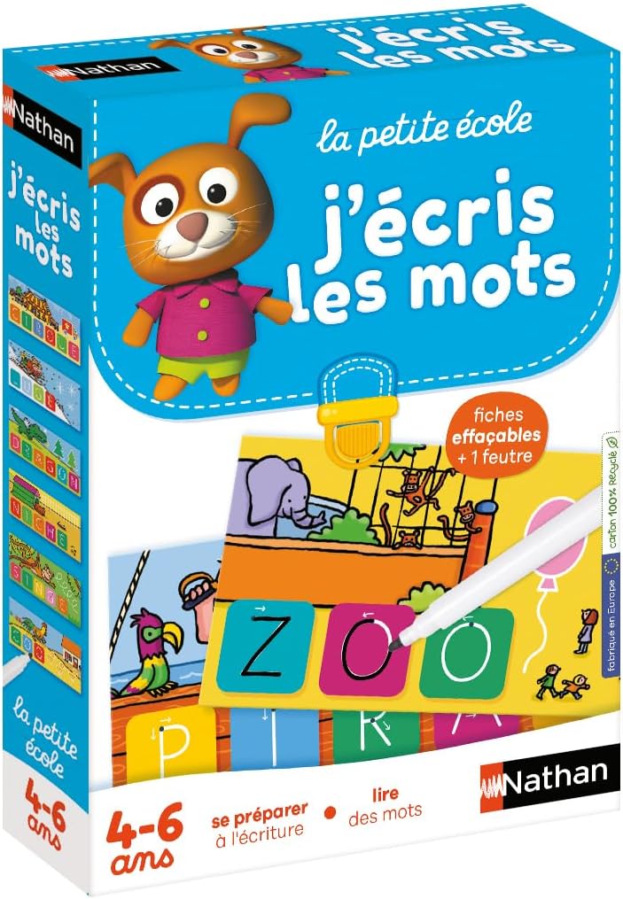 J'Écris Les Mots Learning Game - Nathan - The Toy Store