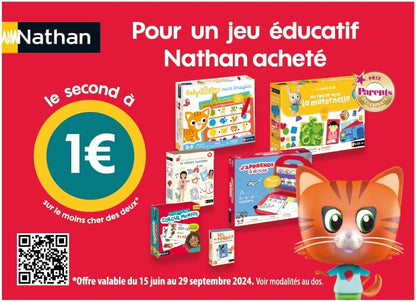 La Petite Ecole 1 2 3 À Toucher Book - Nathan - The Toy Store