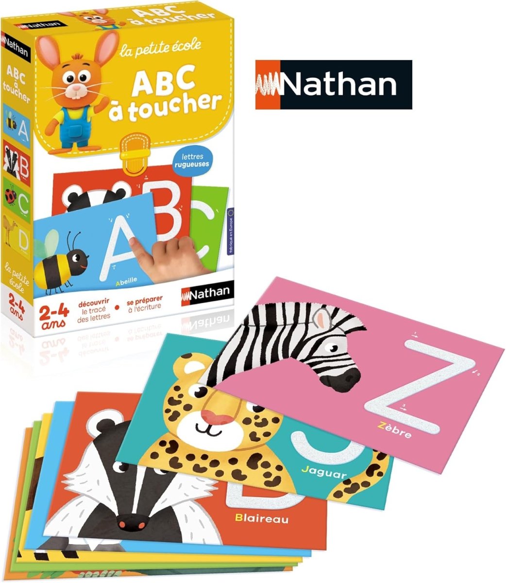 La Petite Ecole ABC À Toucher Book - Nathan - The Toy Store