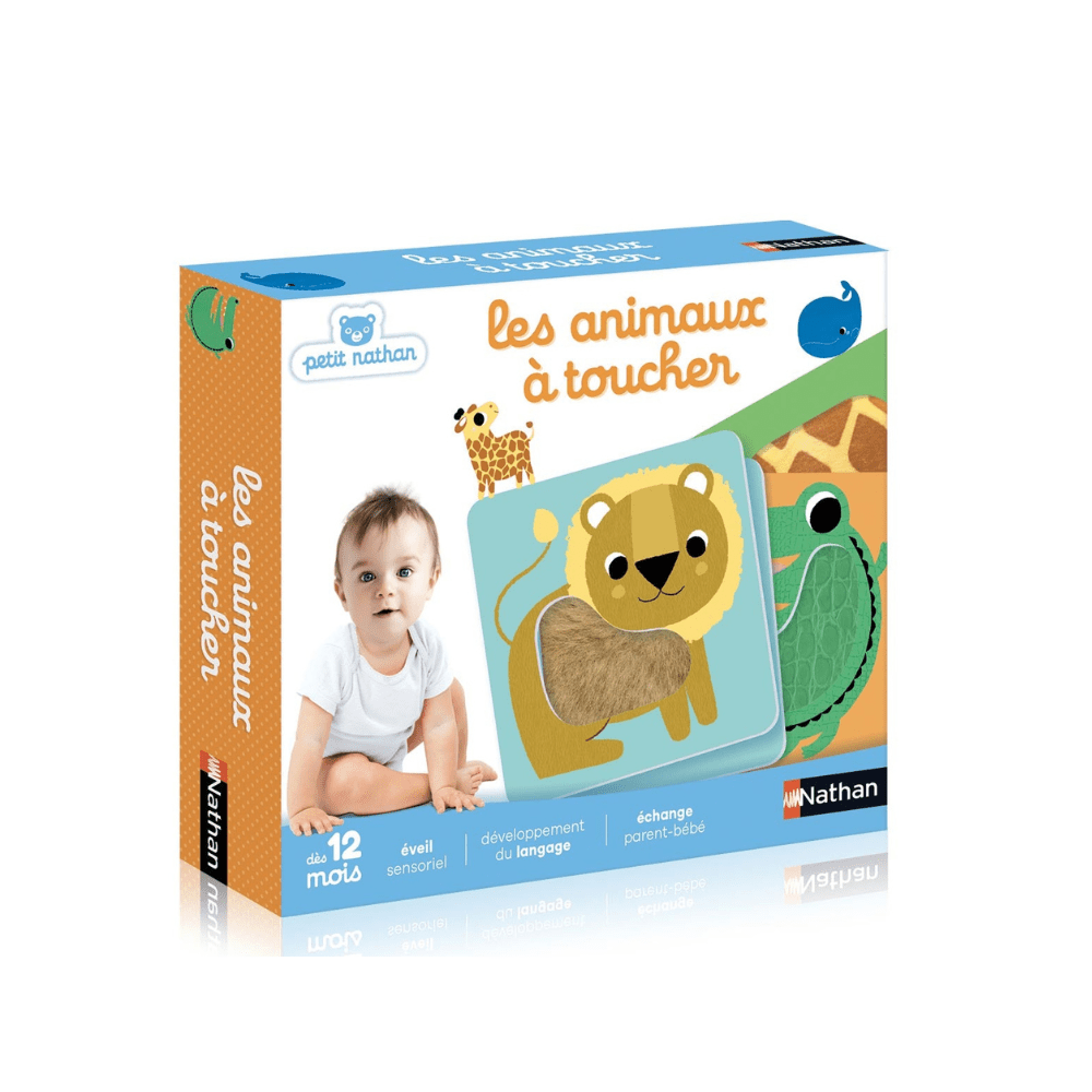 Les Animaux À Toucher Book - Nathan - The Toy Store