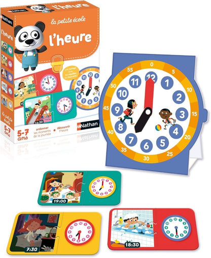 L'Heure et le Temps Educational Game - Nathan - The Toy Store