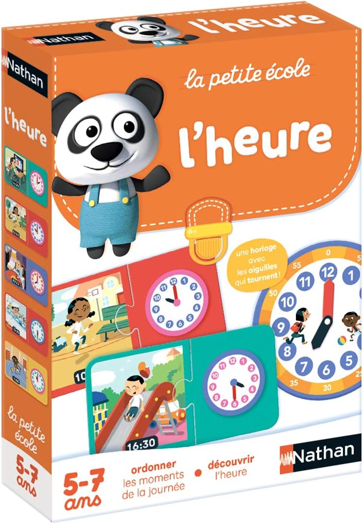 L'Heure et le Temps Educational Game - Nathan - The Toy Store