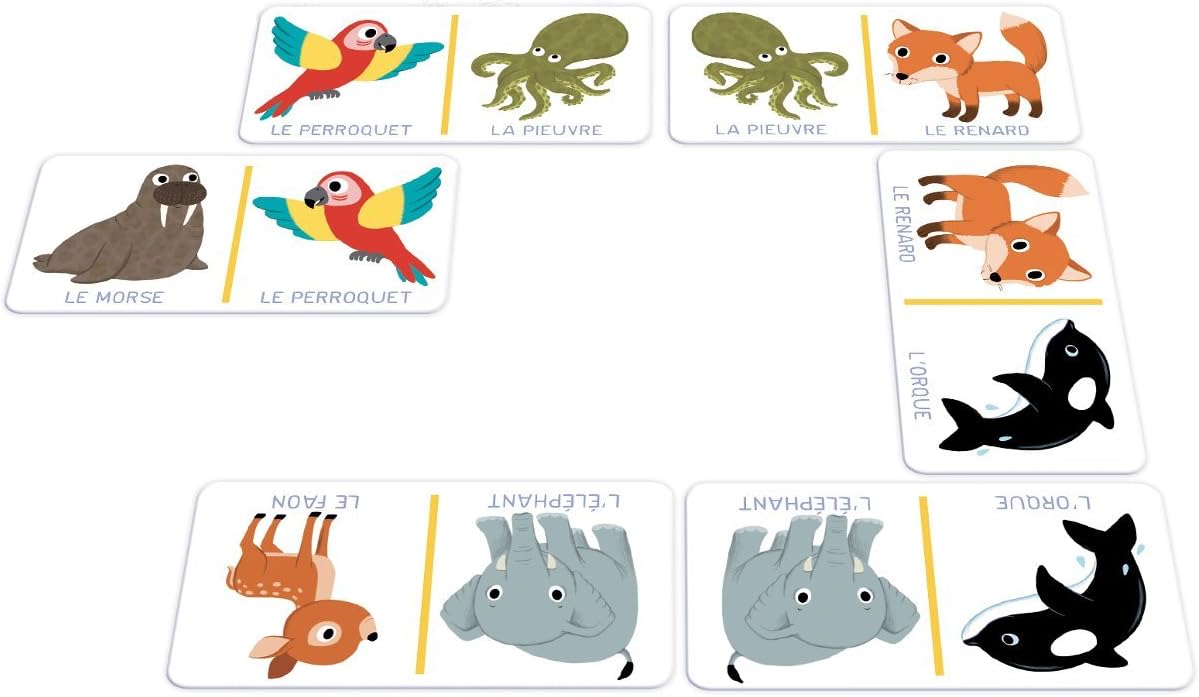Mon Premier Domino Animaux Game - Nathan - The Toy Store