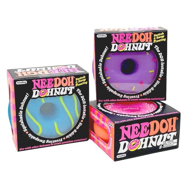 Nee Doh Dohnut Squishy Fidget Donut (1 pc) - NeehDoh - The Toy Store