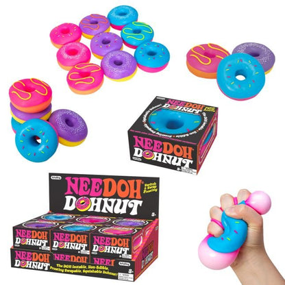 Nee Doh Dohnut Squishy Fidget Donut (1 pc) - NeehDoh - The Toy Store