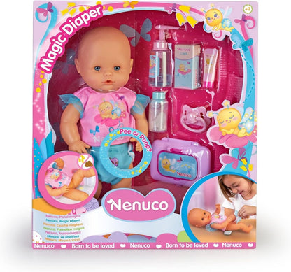 Magic Diaper Baby Doll - Nenuco - The Toy Store