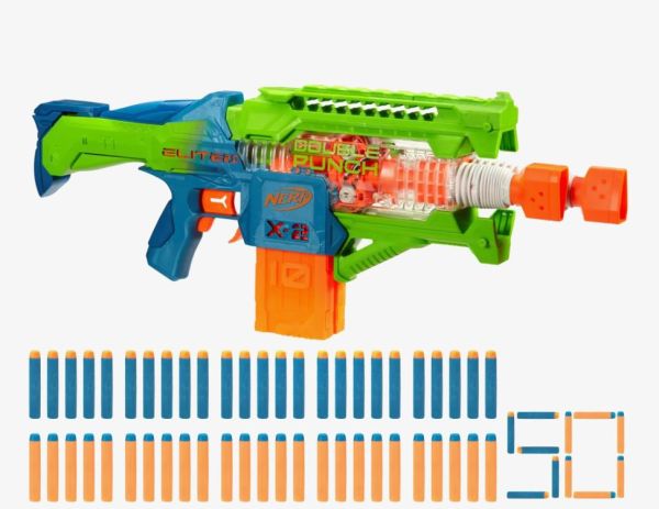 Elite 2.0 Double Punch Blaster - Nerf - The Toy Store