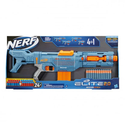 Nerf Elite 2.0 Echo CS-10 blaster in retail box with 4-in-1 and 24 darts