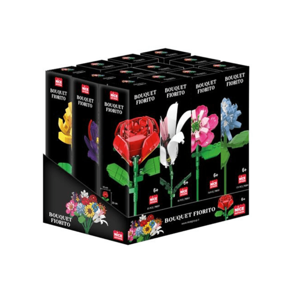 Flowers Building Blocks - Nice Group - The Toy Store