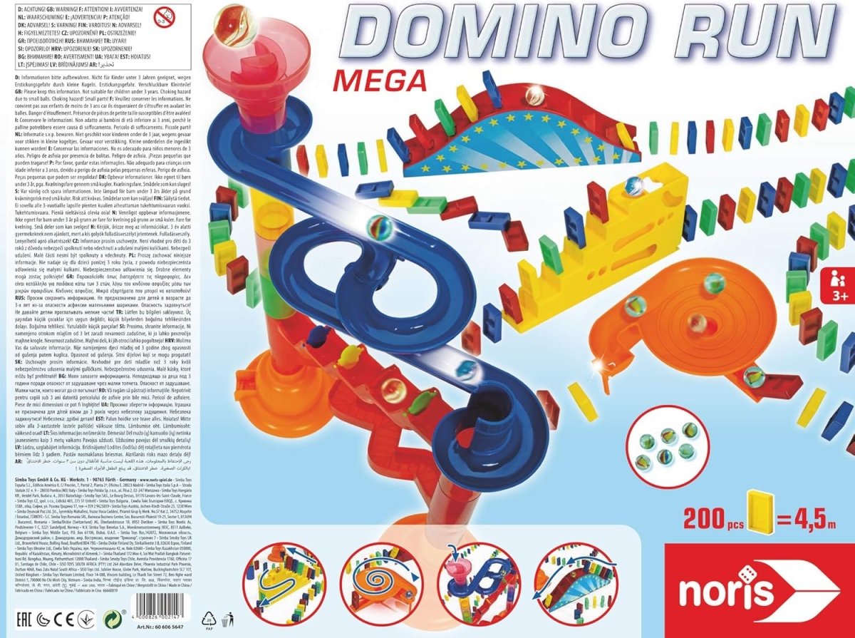 Mega Domino Run Set - Noris - The Toy Store