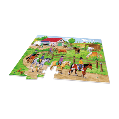 Xxl Giant Puzzle 45 PcsPony Farm - Noris - The Toy Store