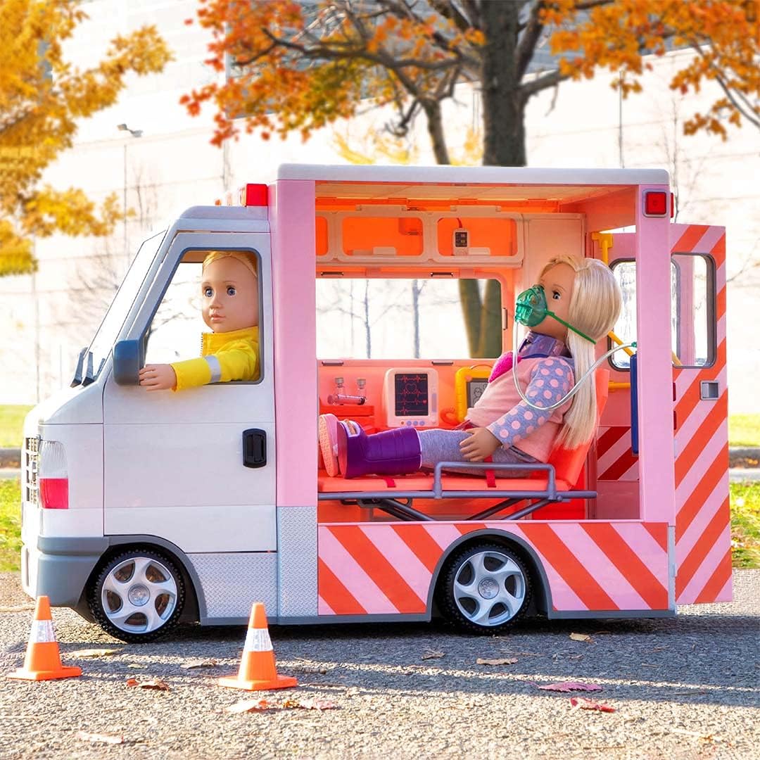 Ambulance Rescue Vehicle Toy - Our Generation - The Toy Store
