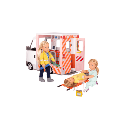 Ambulance Rescue Vehicle Toy - Our Generation - The Toy Store