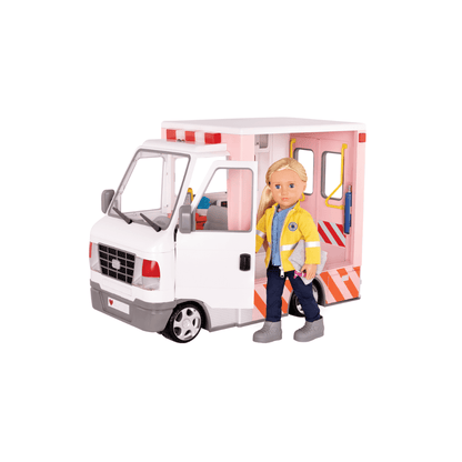 Ambulance Rescue Vehicle Toy - Our Generation - The Toy Store