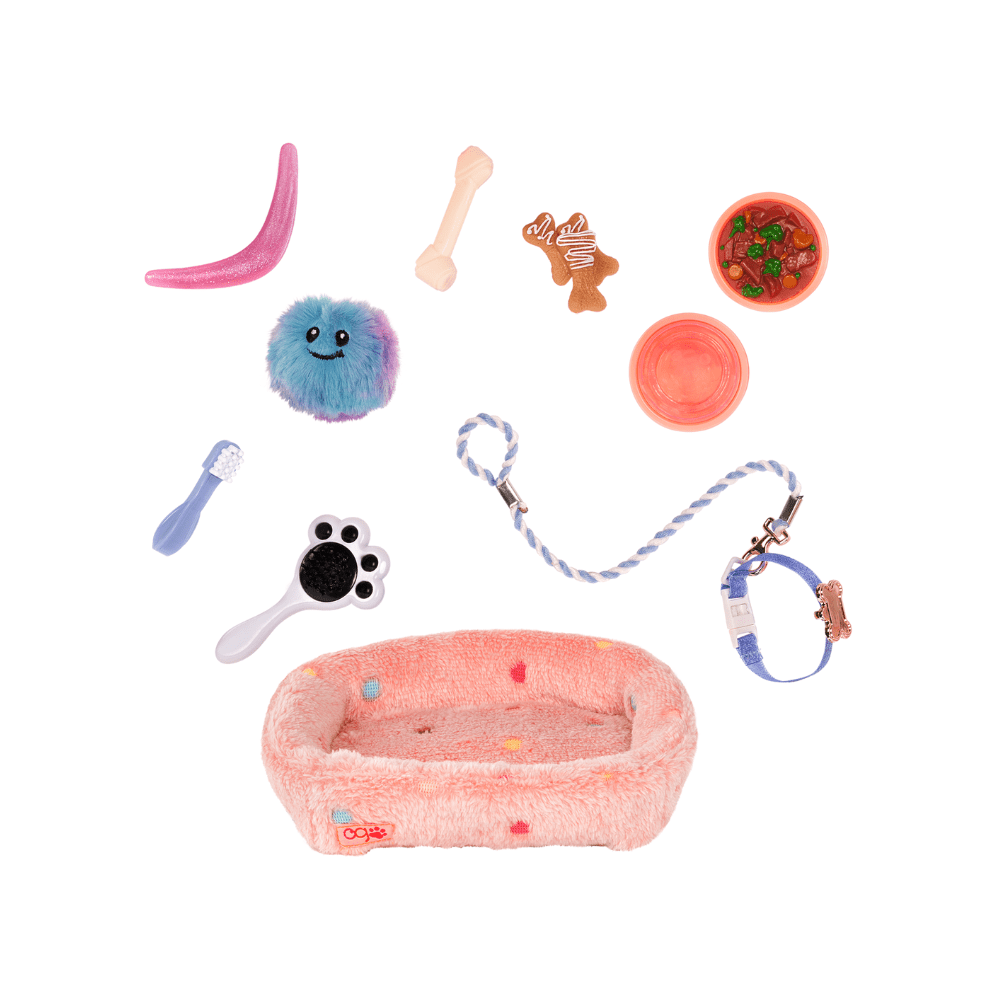 Pet Bed & Accessories For 18" Dolls - Our Generation - The Toy Store