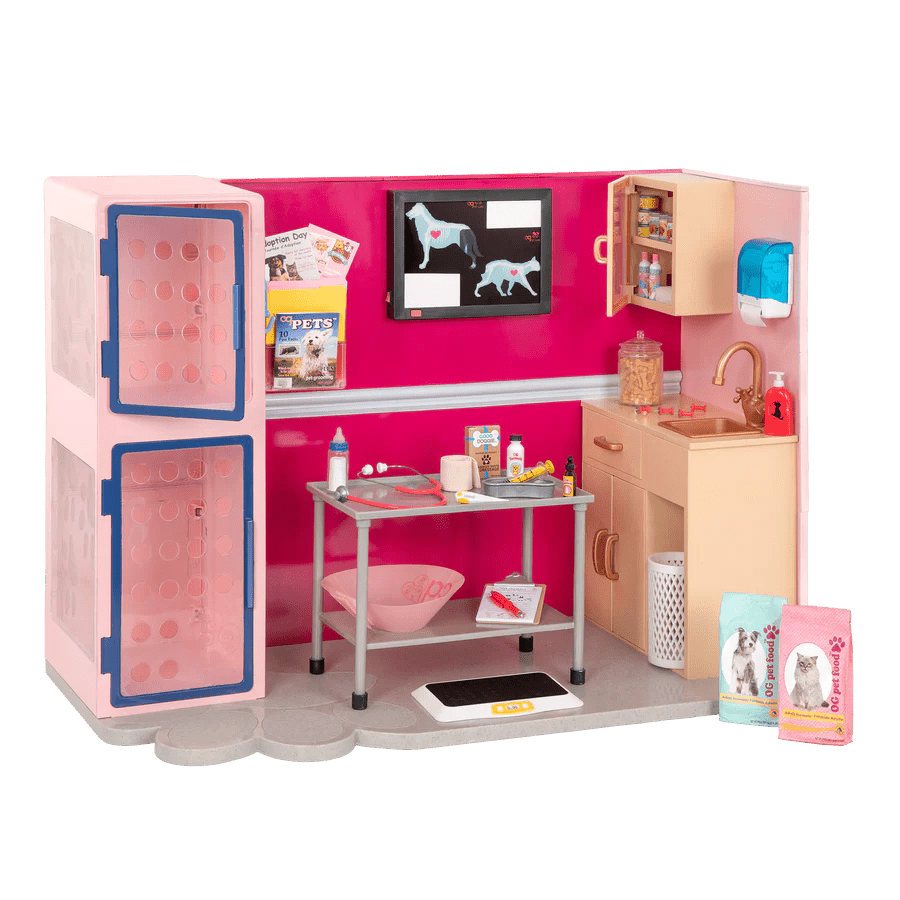 Pet Vet Clinic Dollhouse - Our Generation - The Toy Store