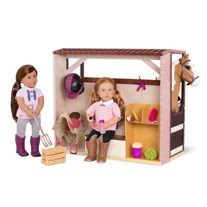 Plastic Horse Barn Playset - Our Generation - The Toy Store