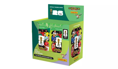 Adrenalyn XL™ trading card box, green FIFA World Cup 2026™ pack with Panini logo