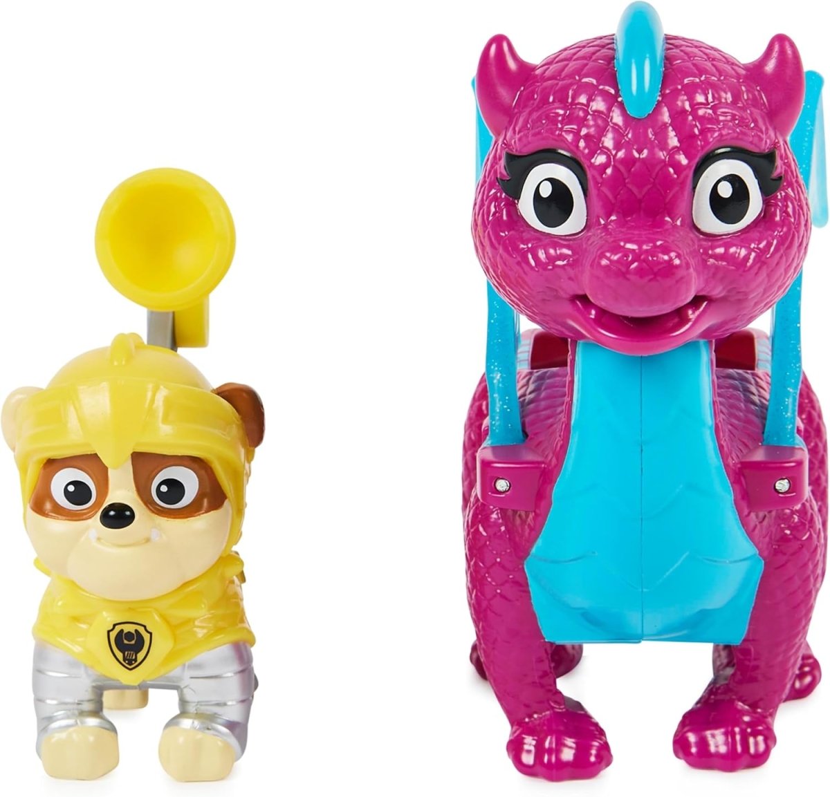 Rescue Knights Rubble and Dragon Blizzie Action Figures - Paw Patrol - The Toy Store